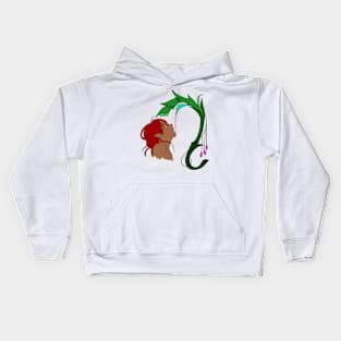 Copy of Elf drinking from a flower Kids Hoodie